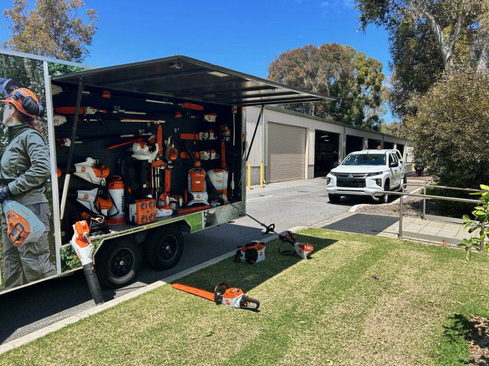 STIHL Commercial Van. Book a Demo with STIHL Commercial team